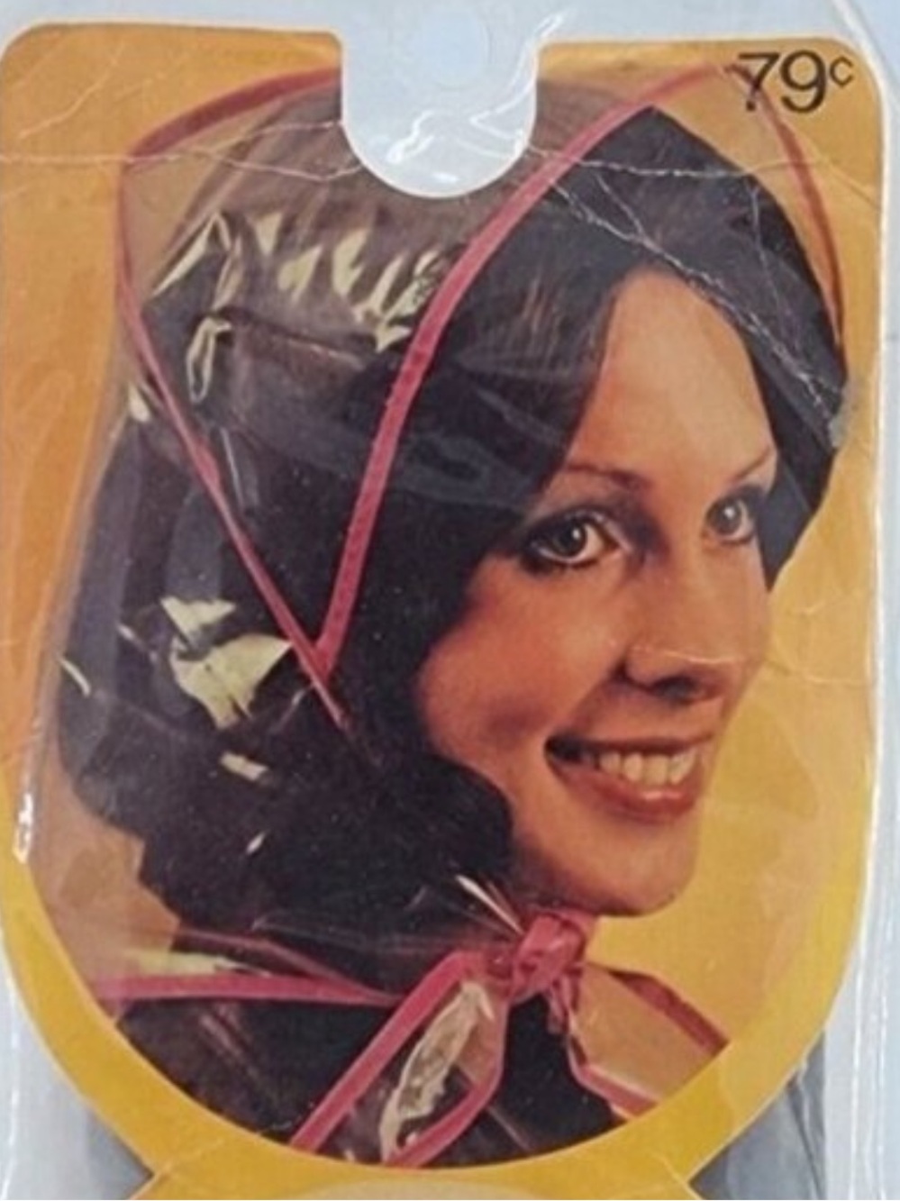 Vintage Clear Plastic Hair Bonnet